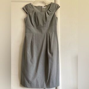 Calvin Klein Gray Sleeveless Sheath Dress
